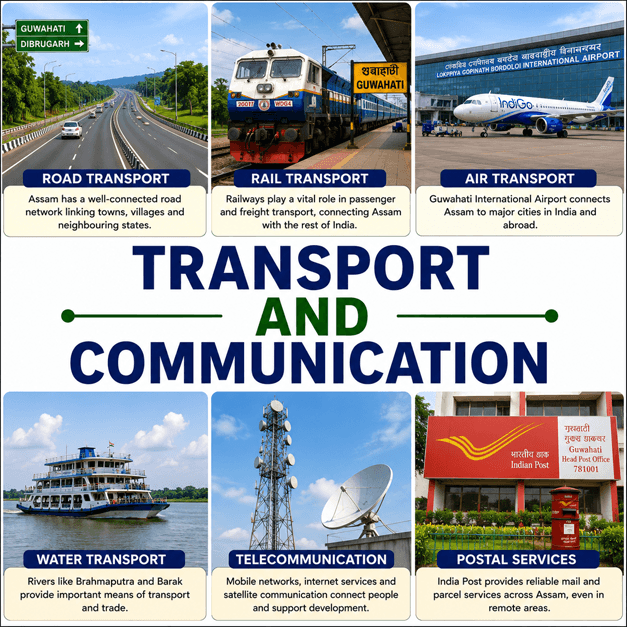 Transport and Communication in Assam